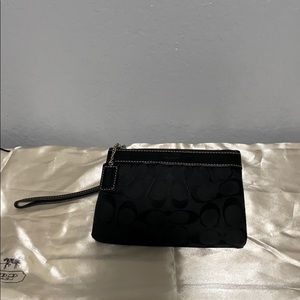 Black Coach Wristlet